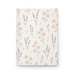 Floral Hardcover Journal - Blossoms & Lavender Design