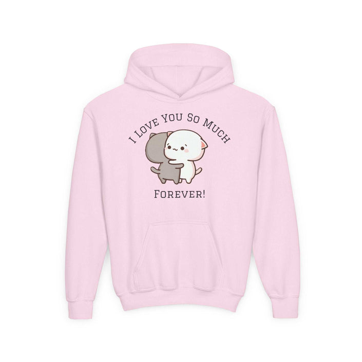 Cute Cat Gilden Hoodie, Youth Pullover, Cozy Apparel