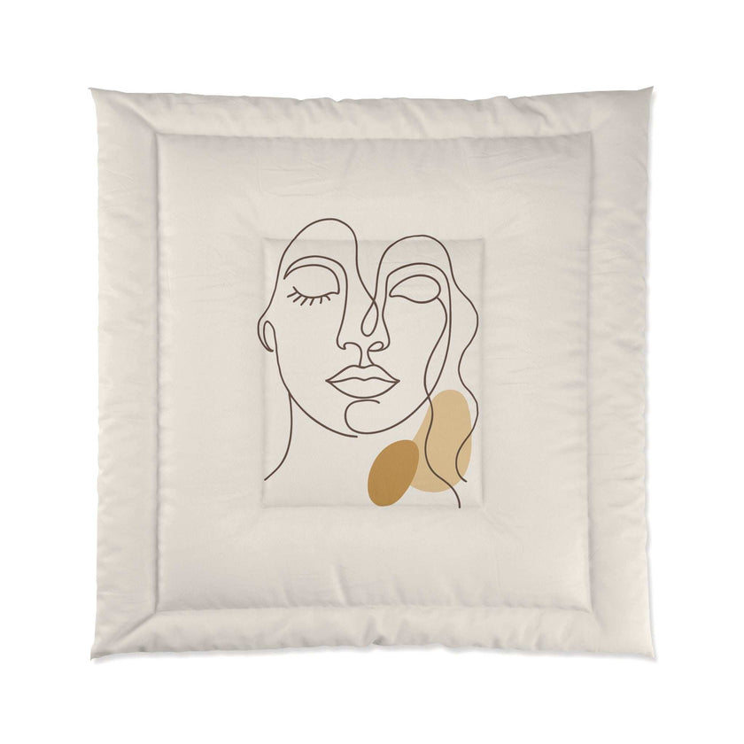 Minimal Line Art Face