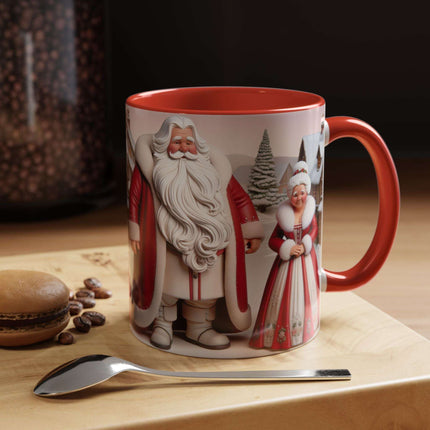 Ms Clause CoffeeLeanne Roberts DesignsMug Mr and Ms Clause Coffee or Hot Chocolate CeramicThis exquisite Mr and Ms Clause Ceramic Mug is the perfect addition to elevate your daily ritual or unwind in the evenings. Its vibrant hues and glossy sheen will in