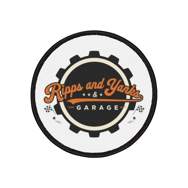 Iron-On Patch - Ripps And Yanks Garage Vintage Patch for Car Guys