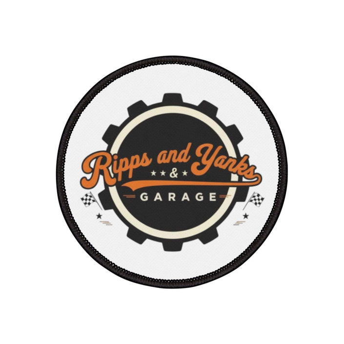 Iron-On Patch - Ripps And Yanks Garage Vintage Patch for Car Guys