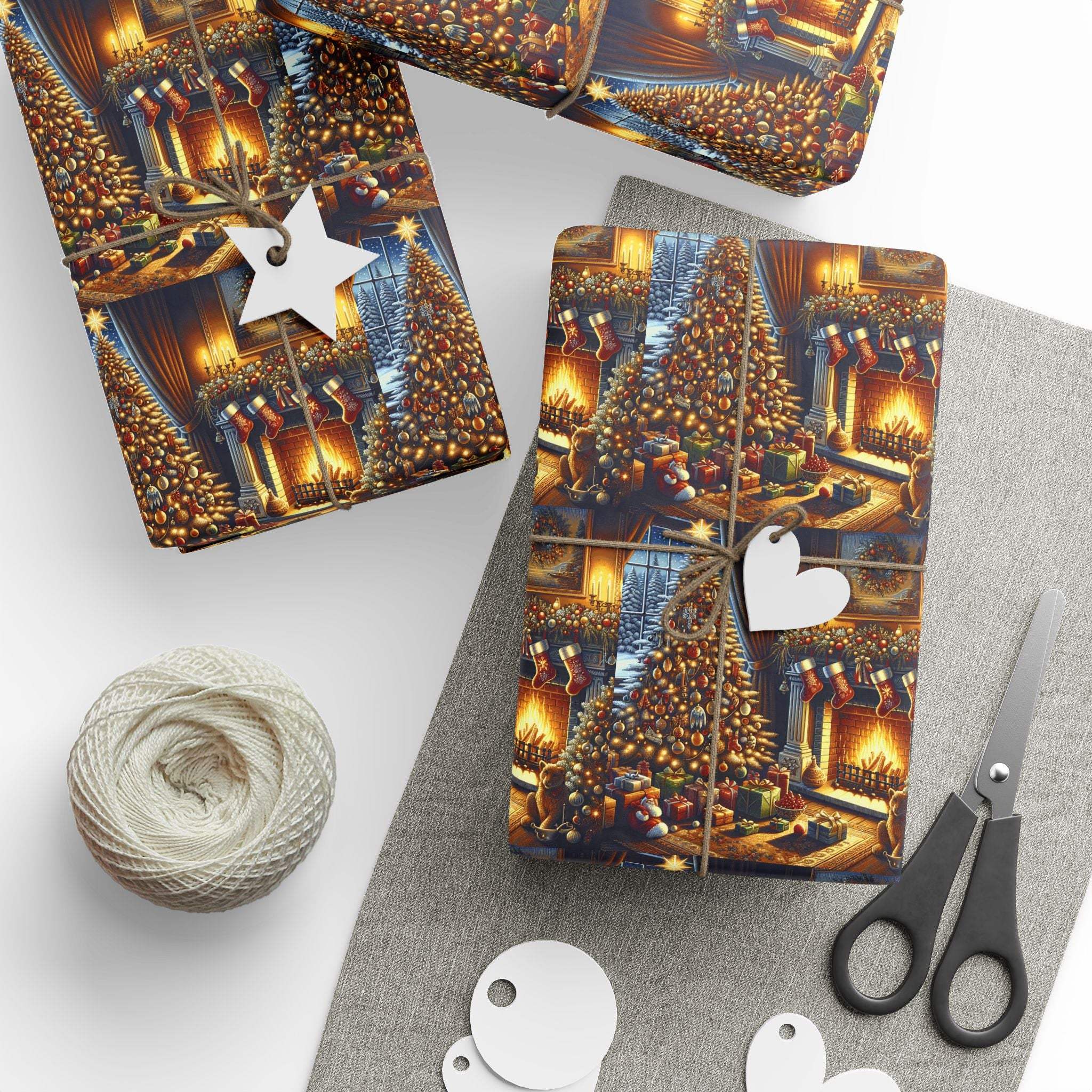 Christmas Tree Wrapping PaperLeanne Roberts DesignsChristmas Tree Wrapping PaperTransform the look of your gifts with Christmas Tree Wrapping Paper! Infuse warmth and joy into your presents with this cozy and festive wrapping paper, suitable for