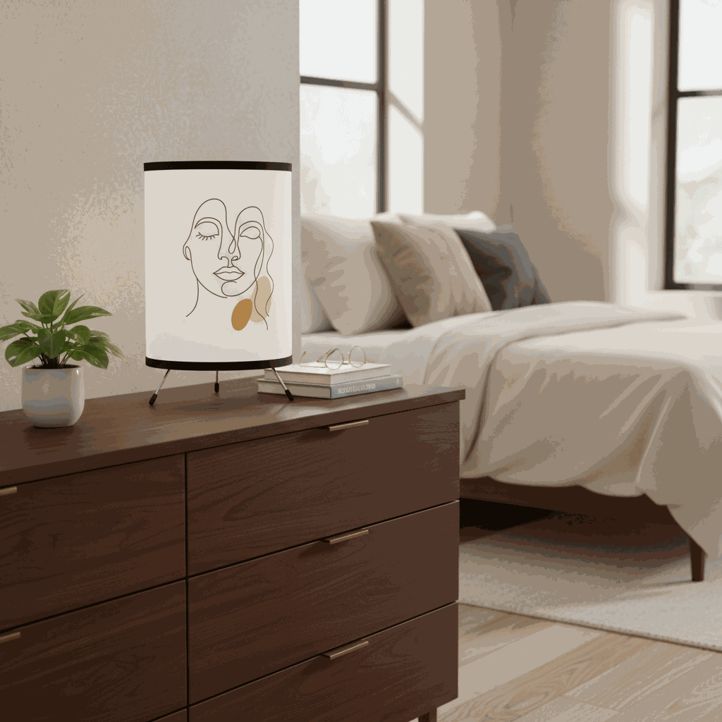 Artistic Tripod Lamp