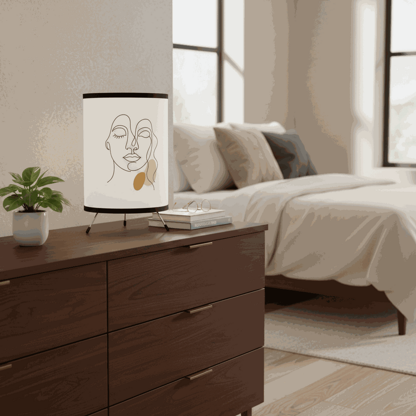 Artistic Tripod Lamp