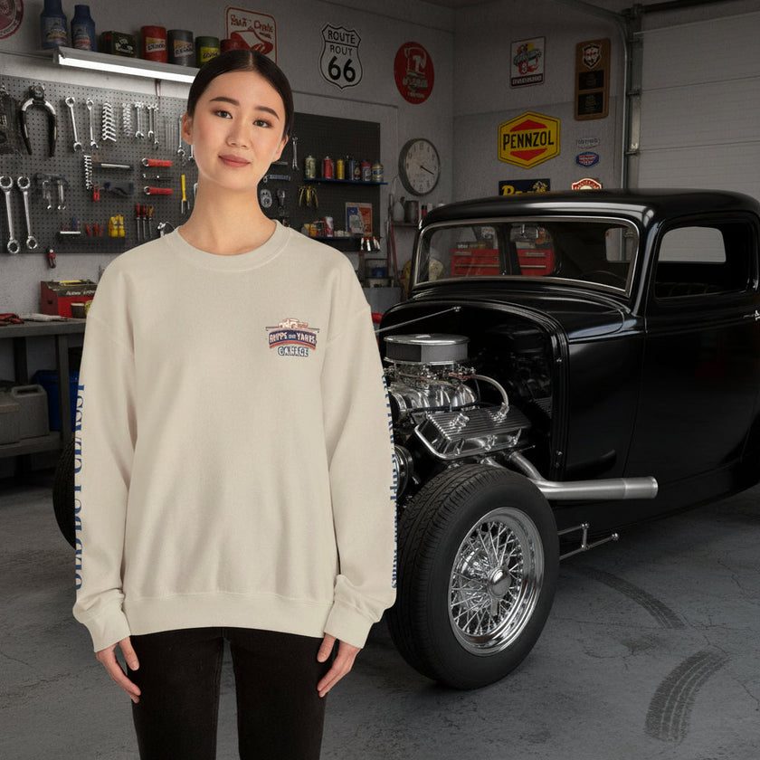 Vintage Garage Crewneck Sweatshirt