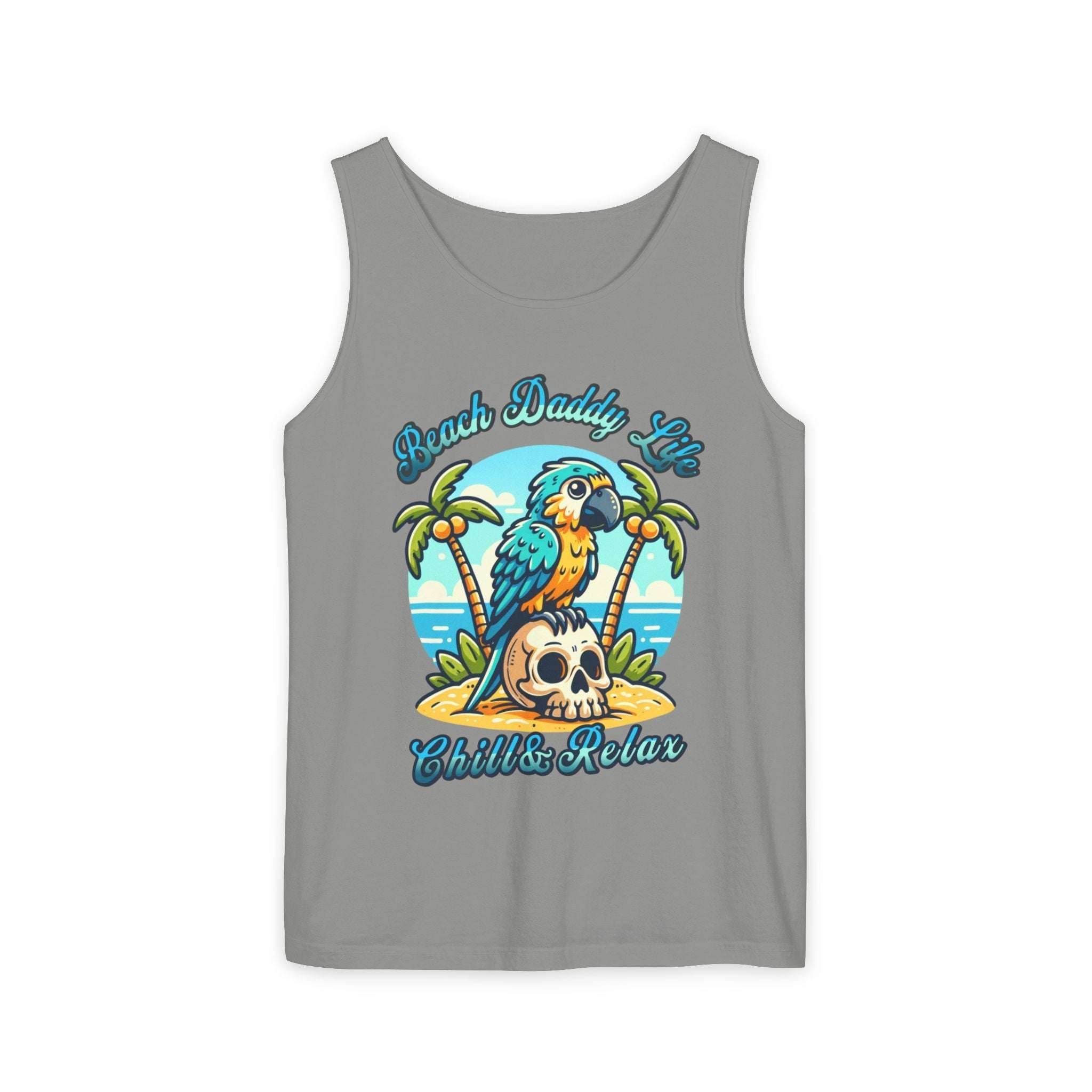 Beach Daddy Life Tank TopLeanne Roberts DesignsBeach Daddy Life Tank TopXS
S
M
L
XL
2XL
3XL




Width, in
16.50
17.50
19.50
21.25
23.00
25.00
27.00


Length, in
25.25
26.62
28.00
29.37
30.75
31.62
32.50



The Beach Daddy Life Tank Top e