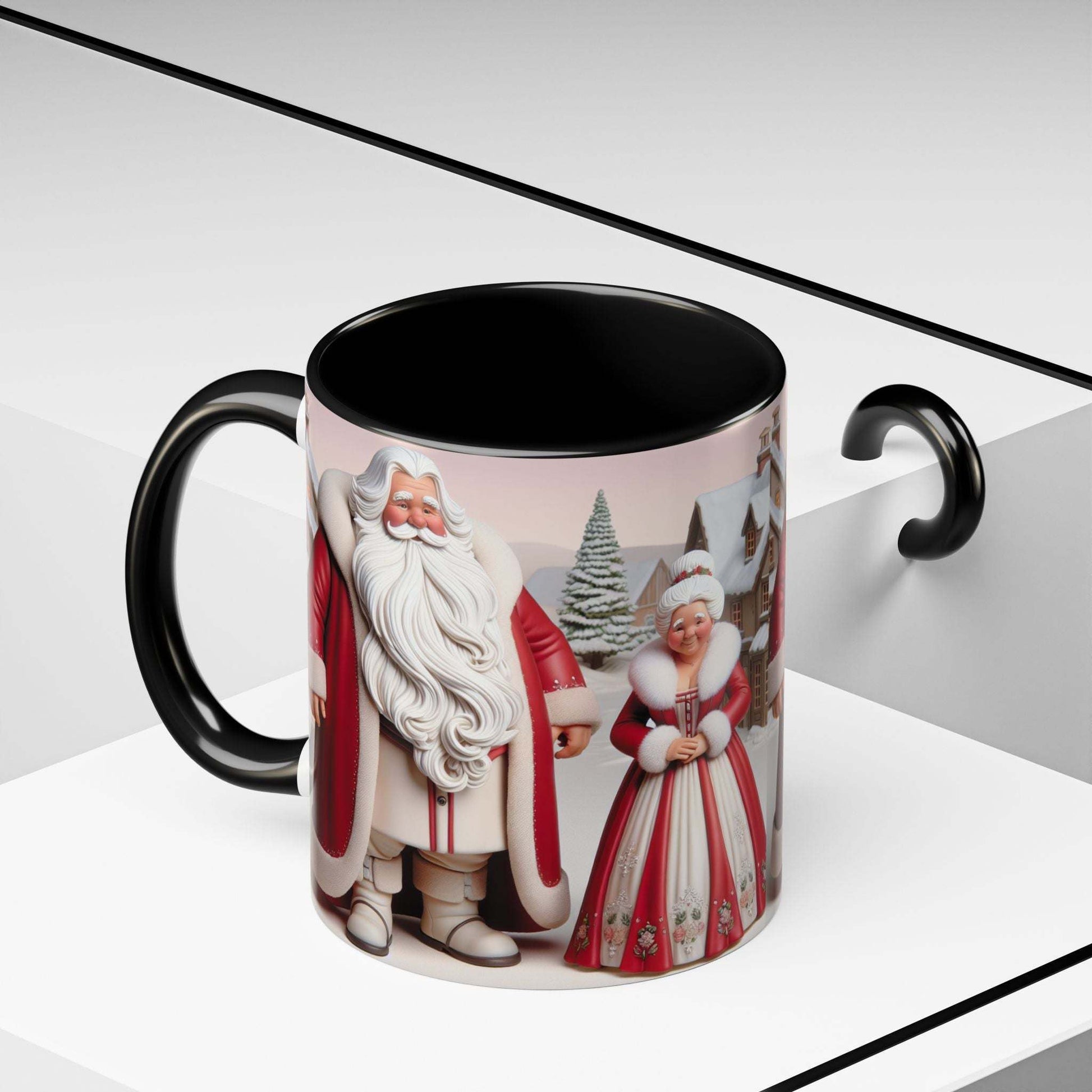 Ms Clause CoffeeLeanne Roberts DesignsMug Mr and Ms Clause Coffee or Hot Chocolate CeramicThis exquisite Mr and Ms Clause Ceramic Mug is the perfect addition to elevate your daily ritual or unwind in the evenings. Its vibrant hues and glossy sheen will in