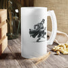 Frosted Glass Beer Mug - Skeleton