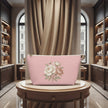 Pink Floral Accessory Pouch