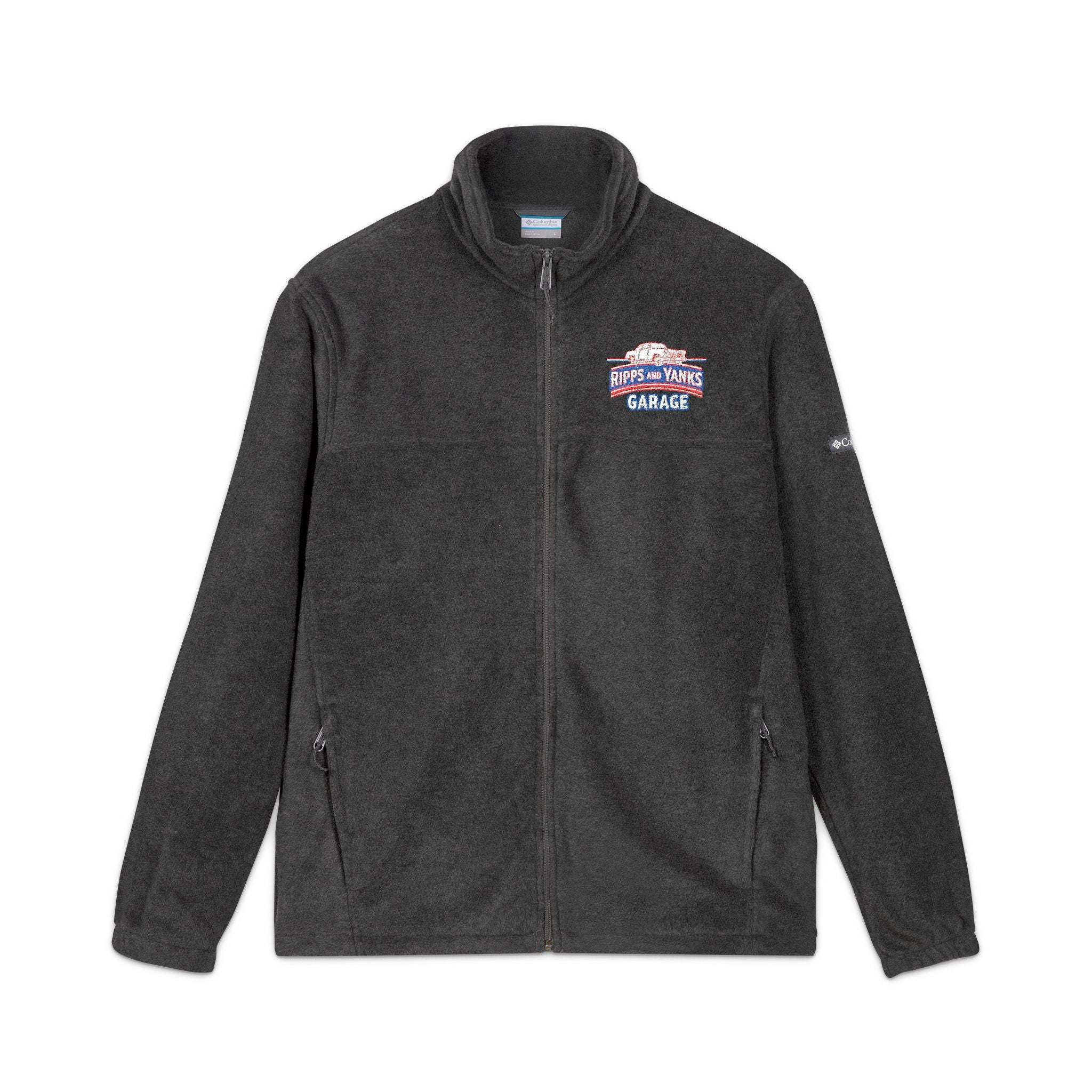 Ripps And Yanks Garage Cozy Embroidered Fleece Jacket