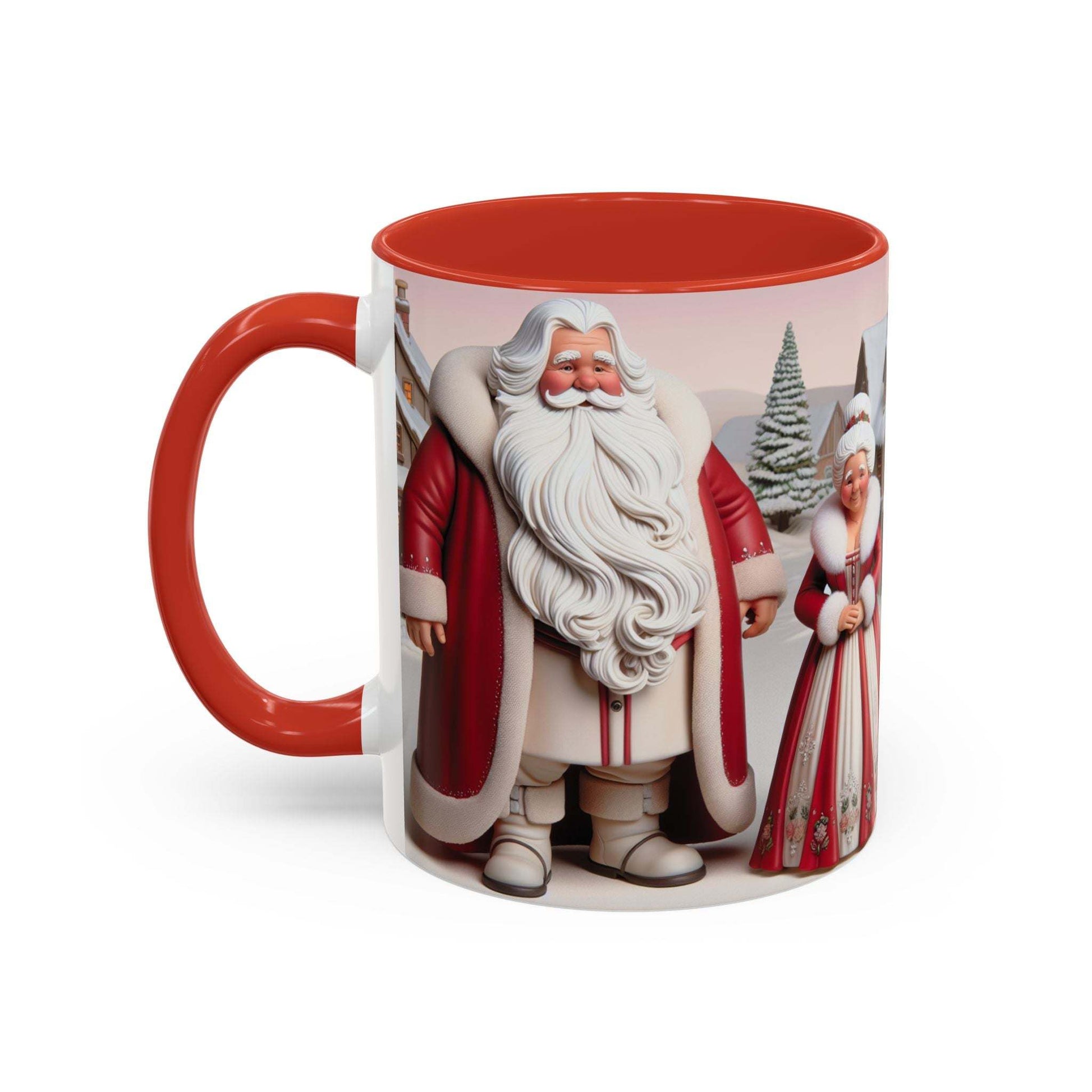 Ms Clause CoffeeLeanne Roberts DesignsMug Mr and Ms Clause Coffee or Hot Chocolate CeramicThis exquisite Mr and Ms Clause Ceramic Mug is the perfect addition to elevate your daily ritual or unwind in the evenings. Its vibrant hues and glossy sheen will in
