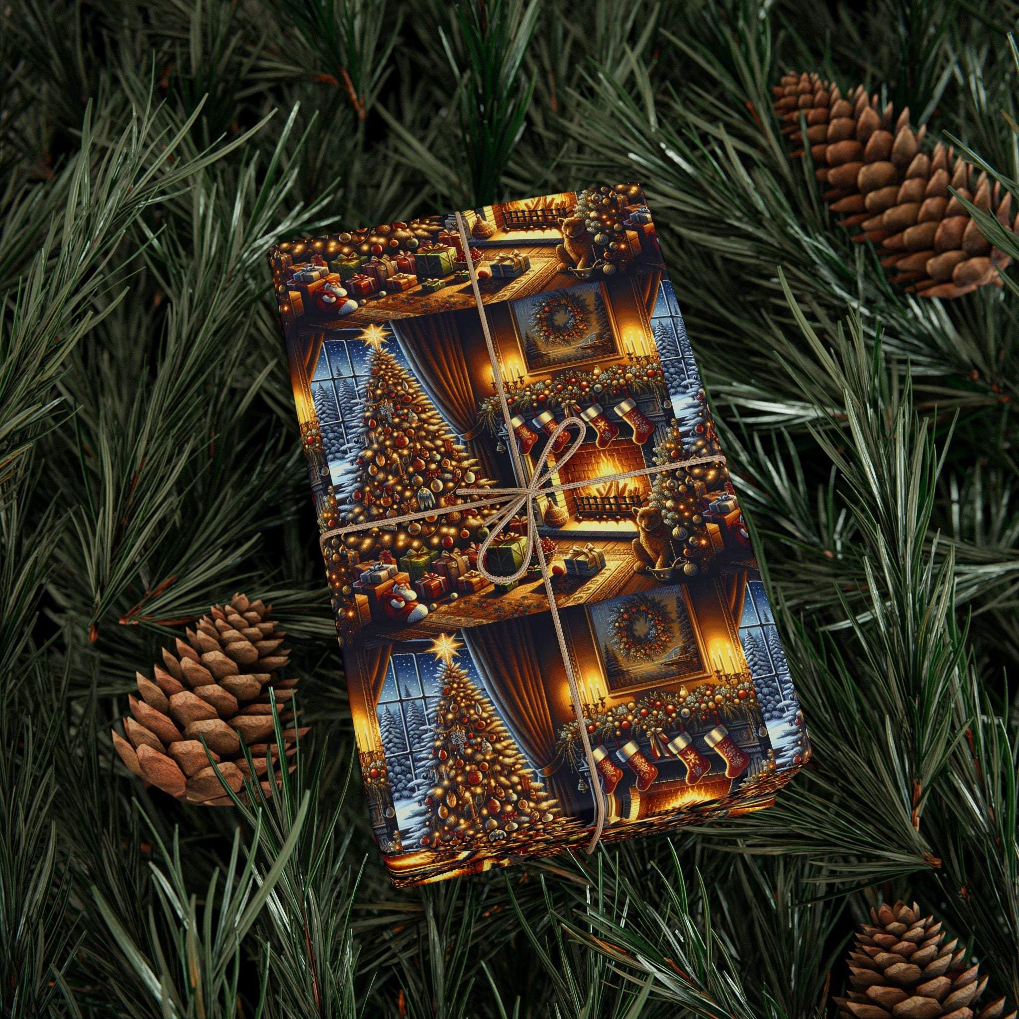 Christmas Tree Wrapping PaperLeanne Roberts DesignsChristmas Tree Wrapping PaperTransform the look of your gifts with Christmas Tree Wrapping Paper! Infuse warmth and joy into your presents with this cozy and festive wrapping paper, suitable for