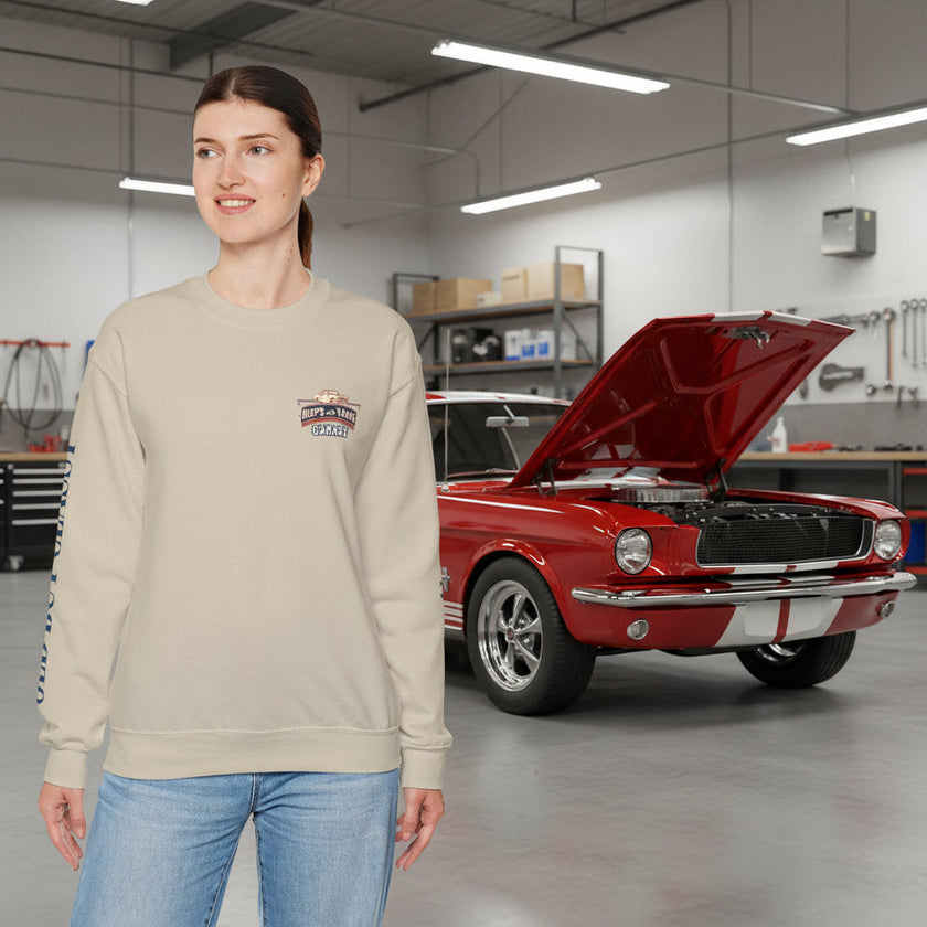 Vintage Garage Crewneck Sweatshirt