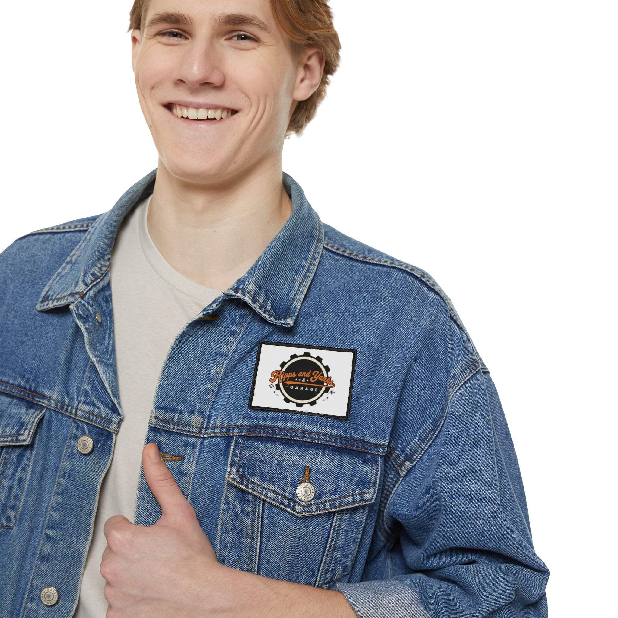 Iron-On Patch - Ripps And Yanks Garage Vintage Patch for Car Guys