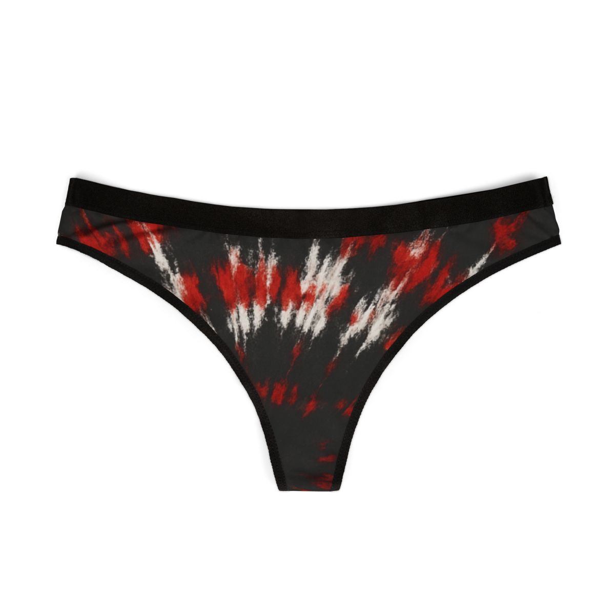 Stylish Women's Tie-Dye Thongs, Comfortable Underwear