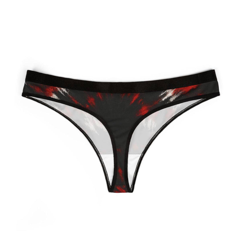 Stylish Women's Tie-Dye Thongs, Comfortable Underwear